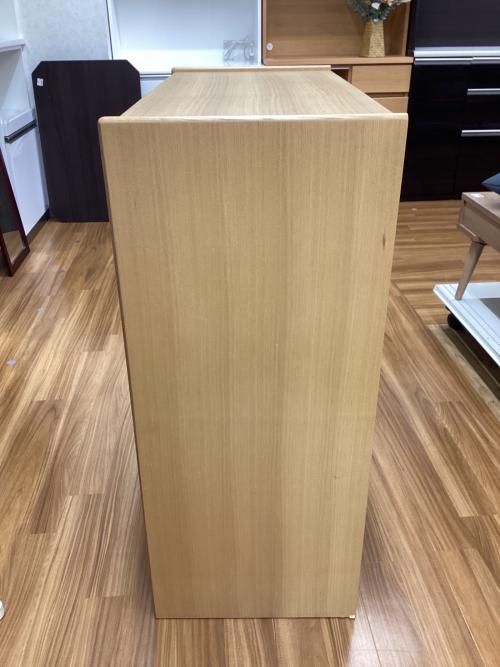 ニトリ ハイチェスト ナチュラル 97 5段 アスカ