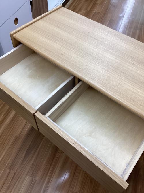 ニトリ ハイチェスト ナチュラル 97 5段 アスカ