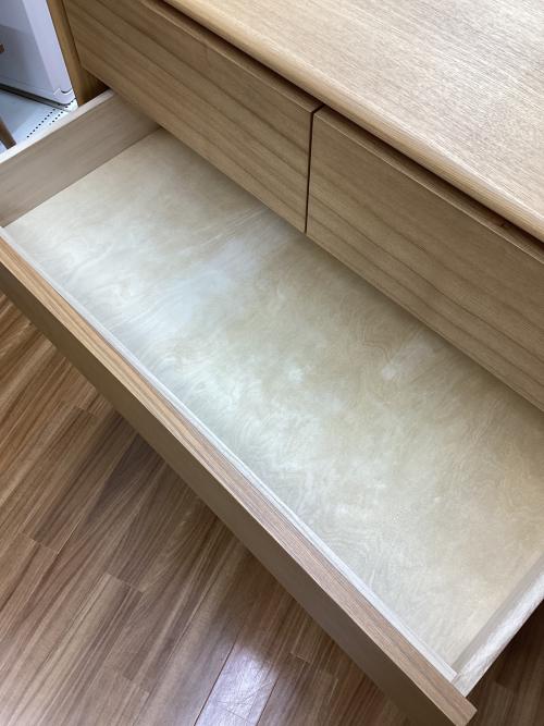 ニトリ ハイチェスト ナチュラル 97 5段 アスカ