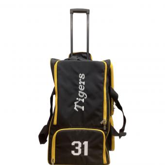 阪神タイガース (ハンシンタイガース) 応援グッズ イエロー×ブラック 31 遠征キャリーバッグ