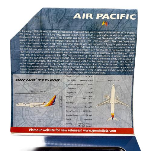 Gemini Jets (ジェミニジェッツ) BOEING737-800 AIR PACIFIC