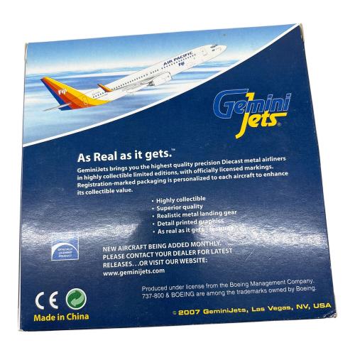 Gemini Jets (ジェミニジェッツ) BOEING737-800 AIR PACIFIC