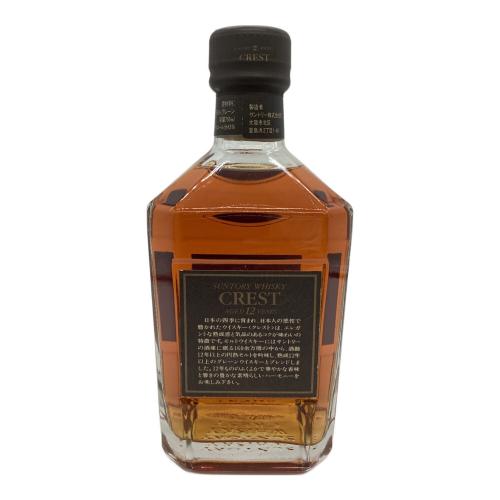サントリー ウィスキー 700ml CREST 12年 未開封