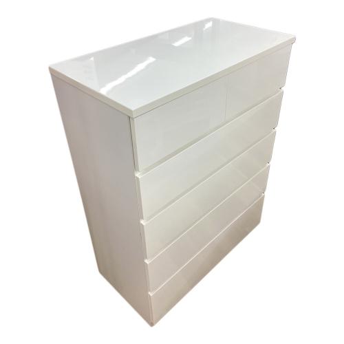 ニトリ チェスト ホワイト 5段 フォウ80