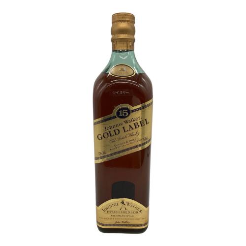 ジョニーウォーカー (Johnnie Walker) スコッチウィスキー 750ml ゴールドラベル 15年 未開封