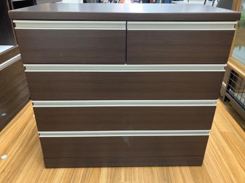 ニトリ 4段チェスト ダークブラウン 321 イーグル