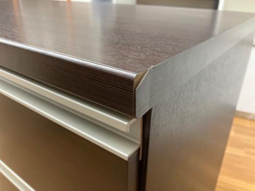 ニトリ 4段チェスト ダークブラウン 321 イーグル