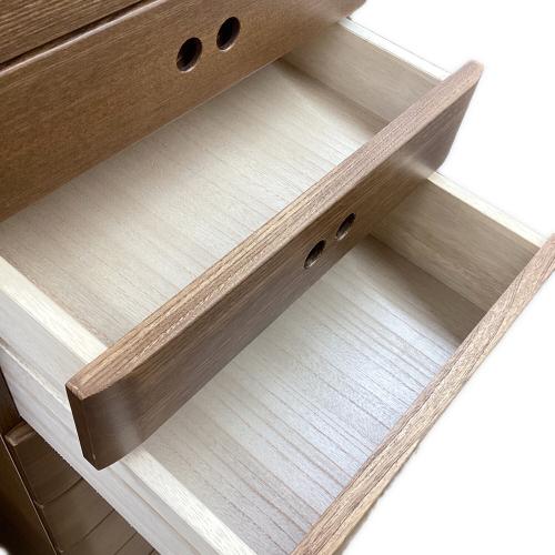 MARUYOSHI スリム１０段チェスト ブラウン