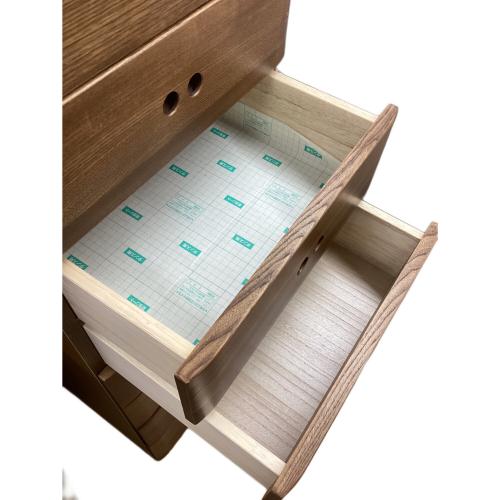 MARUYOSHI スリム１０段チェスト ブラウン