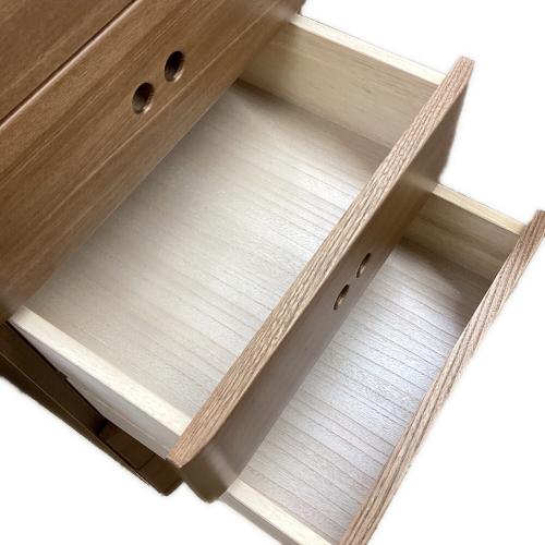 MARUYOSHI スリム１０段チェスト ブラウン