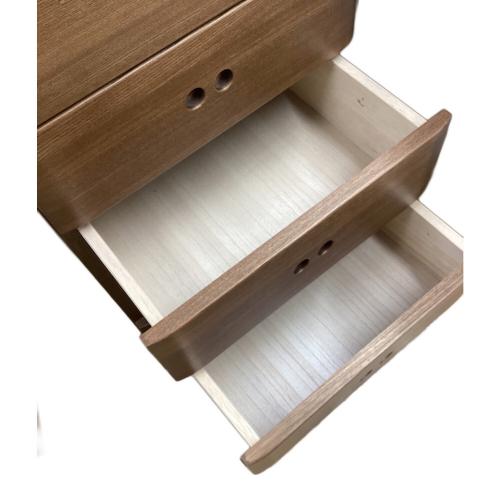 MARUYOSHI スリム１０段チェスト ブラウン