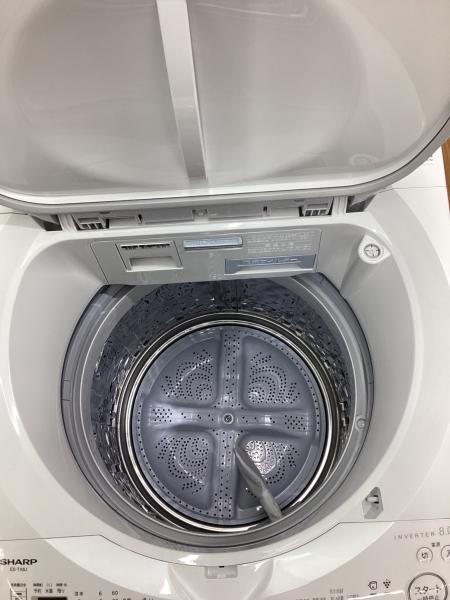 SHARP シャープ 縦型洗濯乾燥機 EP-TX8EKS 2021年製【トレファク 川越店】 SHARP（シャープ）縦型洗濯乾燥機 ES-TX8F-W 2021年製 が買取入荷
