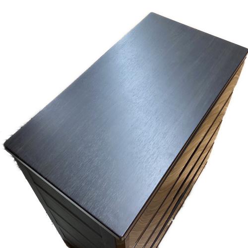 ウッドトップチェスト ブラック 154 5段 FITS