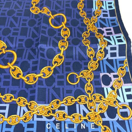CELINE (セリーヌ) スカーフ レディース ブルー｜トレファクONLINE