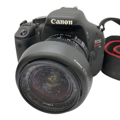 CANON (キヤノン) デジタル一眼レフカメラ ダブルレンズキッド EOS KISS X5 -