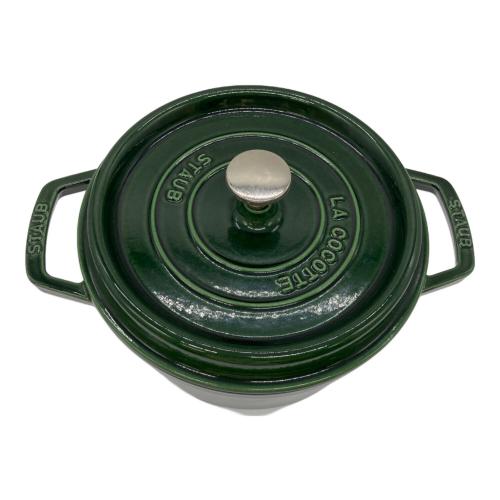 Staub (ストウブ) 鍋 グリーン ピコ・ココット・ラウンド