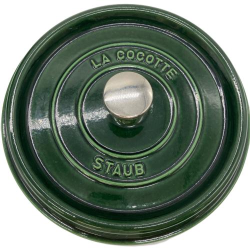Staub (ストウブ) 鍋 グリーン ピコ・ココット・ラウンド