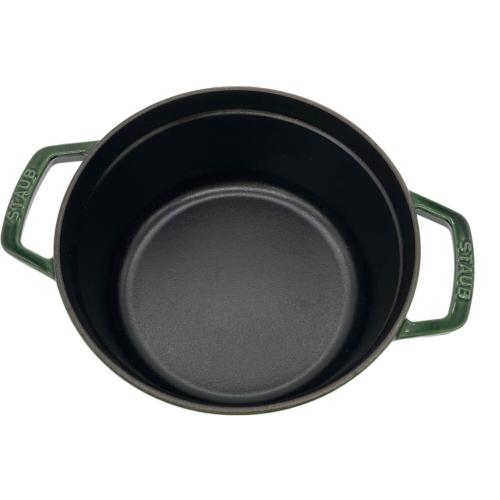 Staub (ストウブ) 鍋 グリーン ピコ・ココット・ラウンド