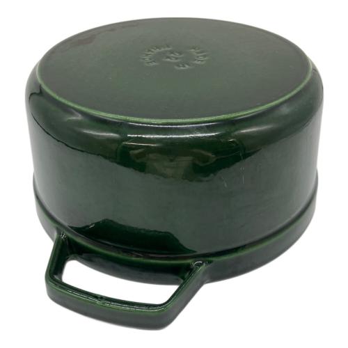 Staub (ストウブ) 鍋 グリーン ピコ・ココット・ラウンド