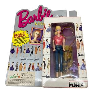 BASIC FUN Barbie バービー人形キーチェーン レトロホビー
