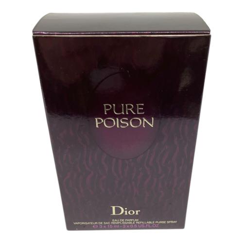 Dior (ディオール) オードパルファム 15ml×3 残量50%-80% PURE POISON