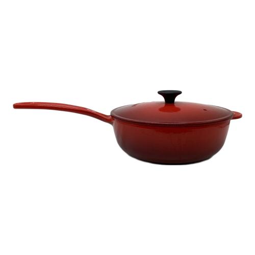 LE CREUSET (ルクルーゼ) 片手鍋 レッド