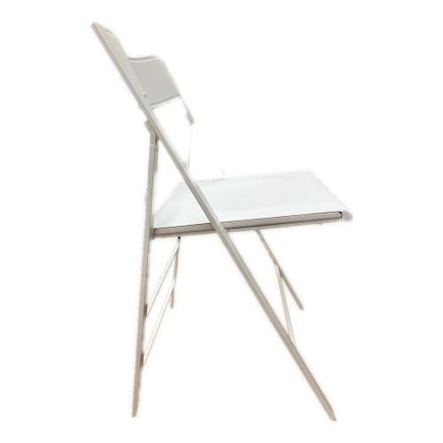 arrmet (アーメット) 折りたたみチェアー ホワイト POCKET