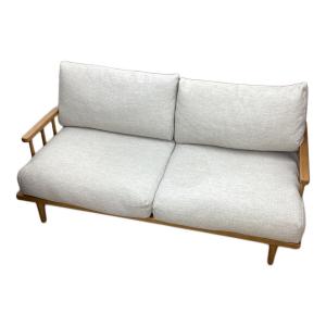 UNICO (ウニコ) 2.5人掛けカバーリングソファー ナチュラル×ベージュ 256 ファブリック SIAL