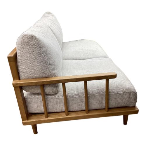 UNICO (ウニコ) 2.5人掛けカバーリングソファー ナチュラル×ベージュ 256 ファブリック SIAL