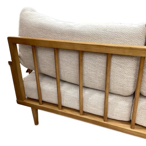 UNICO (ウニコ) 2.5人掛けカバーリングソファー ナチュラル×ベージュ 256 ファブリック SIAL