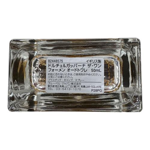 DOLCE & GABBANA (ドルチェ＆ガッバーナ) オードトワレ 50ml 残量80%-99% THE ONE