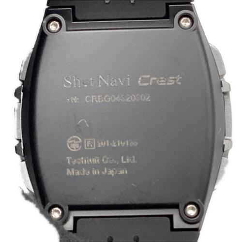 ゴルフGPSナビ ブラック Shot Navi Crest