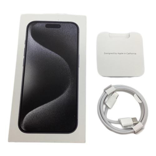 Apple (アップル) iPhone15 Pro A3101 サインアウト確認済 355721795262734 ○ SIM FREE 修理履歴無し 256GB バッテリー:Aランク(98%) 程度:Aランク 未商品化
