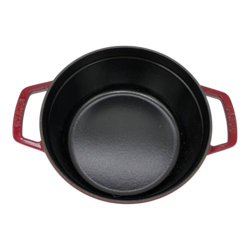 Staub (ストウブ) 鍋 SIZE 22cm レッド ピコ・ココット ラウンド