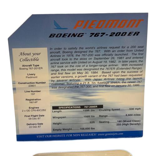 PIEOMONT 模型 767-200