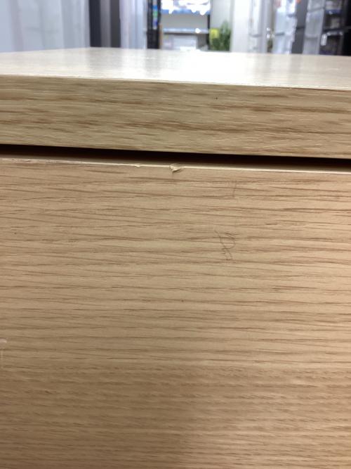 ニトリ 3段チェスト ナチュラル ルフィ2