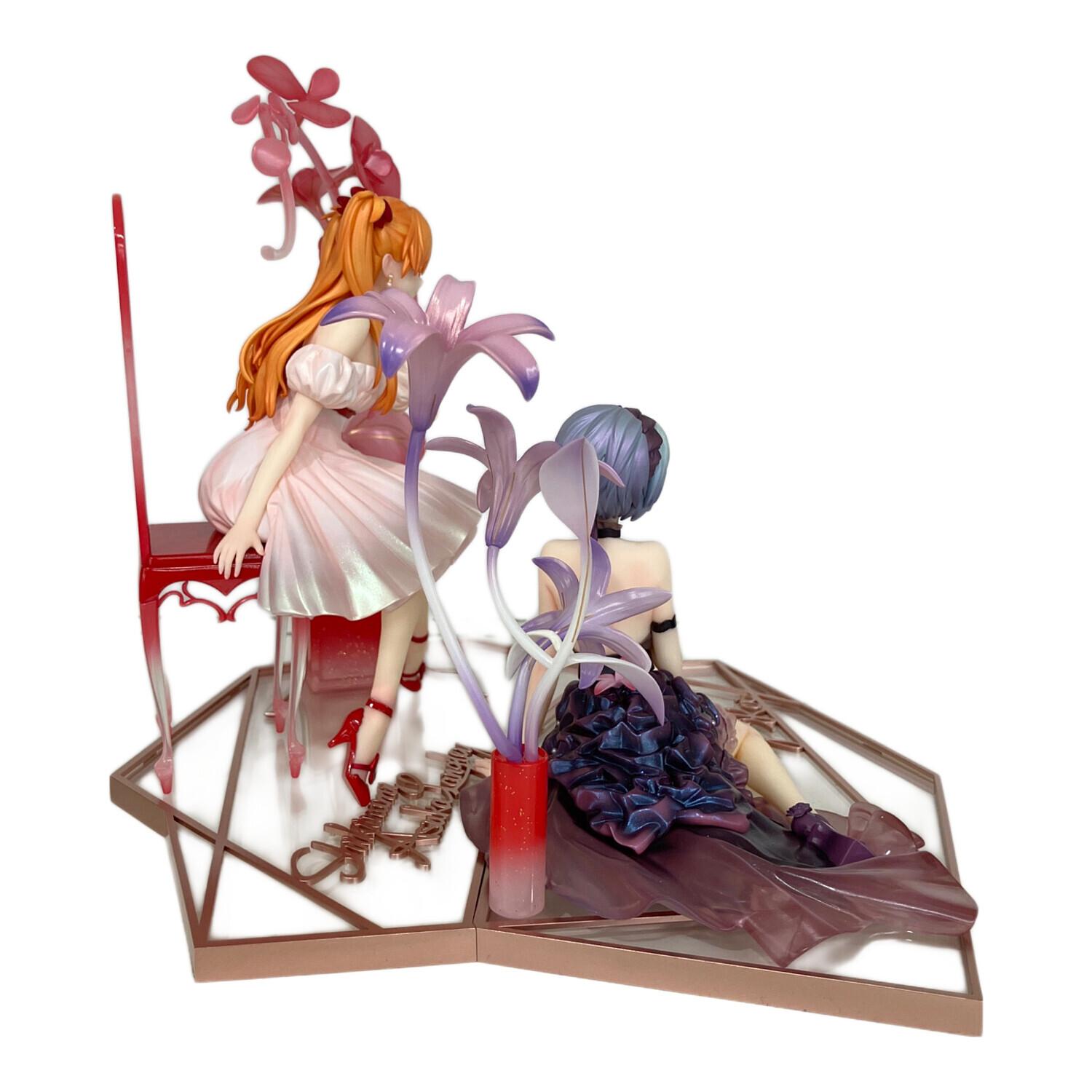 【フィギュア】【綾波レイ】【式波・アスカ・ラングレー】 フィギュア 1/7 綾波レイ&式波・アスカ・ラングレー 花の言