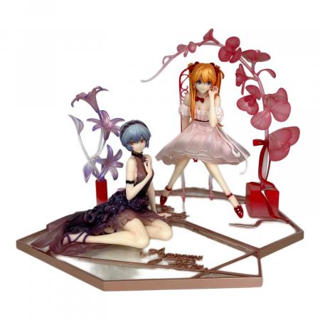 フィギュア 1/7 綾波レイ&式波・アスカ・ラングレー 花の言