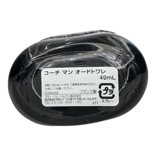 COACH (コーチ) オードトワレ 40ml 残量50%-80% コーチマン