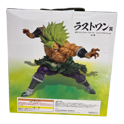 ドラゴンボール 超サイヤ人ブロリーフルパワー フィギュア 箱持ち手破損有 一番くじ