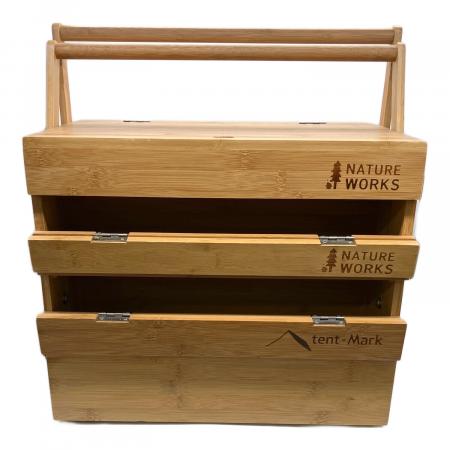 テンマクデザイン オカモチ　竹製　旧モデル　美品 NATURE WORKS (ネイチャーワークス) ワーカーズオカモチ tentmark