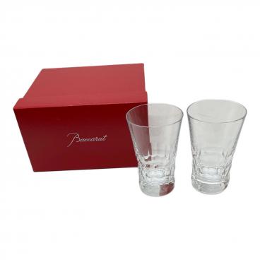 【未使用】TIFFANY、グラス、４セット箱有、カード有、 TIFFANY & Co. (ティファニー) グラスセット 箱付 花柄 2Pセット