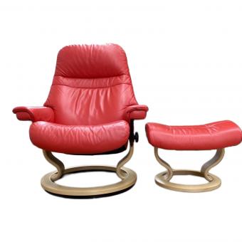 Ekornes (エコーネス) ストレスレスチェア 119 レッド サンライズ