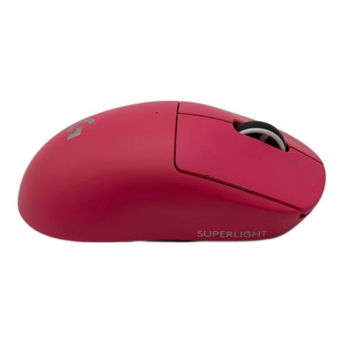 Logicool G (ロジクールジー) PRO X SUPERLIGHT ワイヤレスマウス G-PPD-003WL-MG ピンク