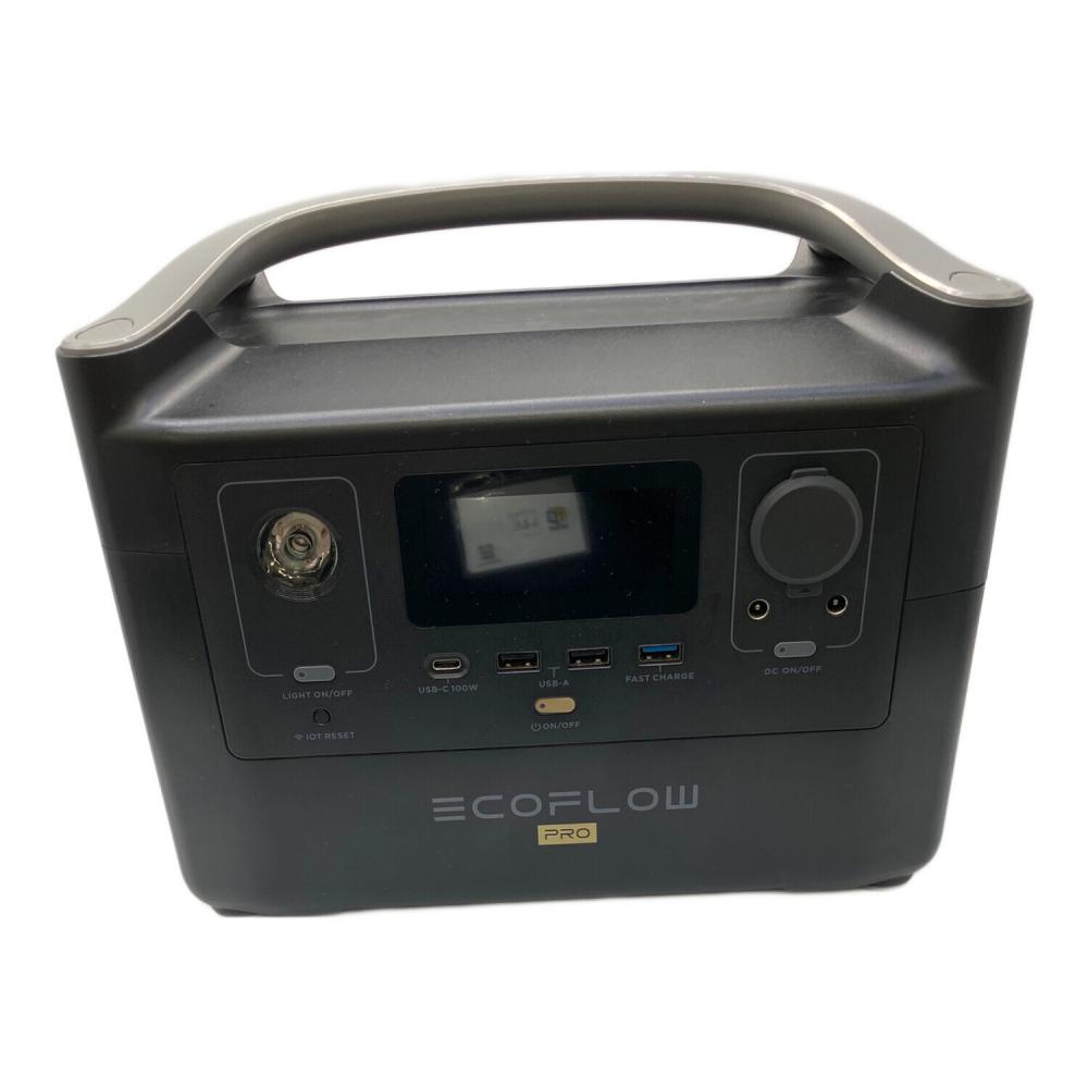 エコフローポータブル電源EF-600 PRO ECOFLOW (エコフロー) EF4 PRO ポータブル電源 EFRIVER600PRO-JP