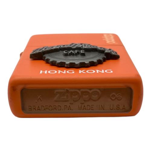 Hard Rock cafe (ハードロックカフェ) ZIPPO 2006年製 USA オレンジ