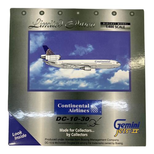 Gemini Jets (ジェミニジェッツ) DC-10-30 模型 コンチネンタル航空