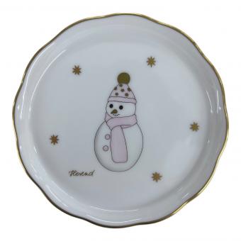 Herend (ヘレンド) プチプレート スノーマン
