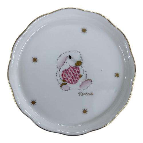Herend (ヘレンド) プチプレート ハートバニー