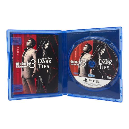 セガ 龍が如く 極3 / 龍が如く3外伝 Dark Ties Playstation5用ソフト CERO D (17歳以上対象)